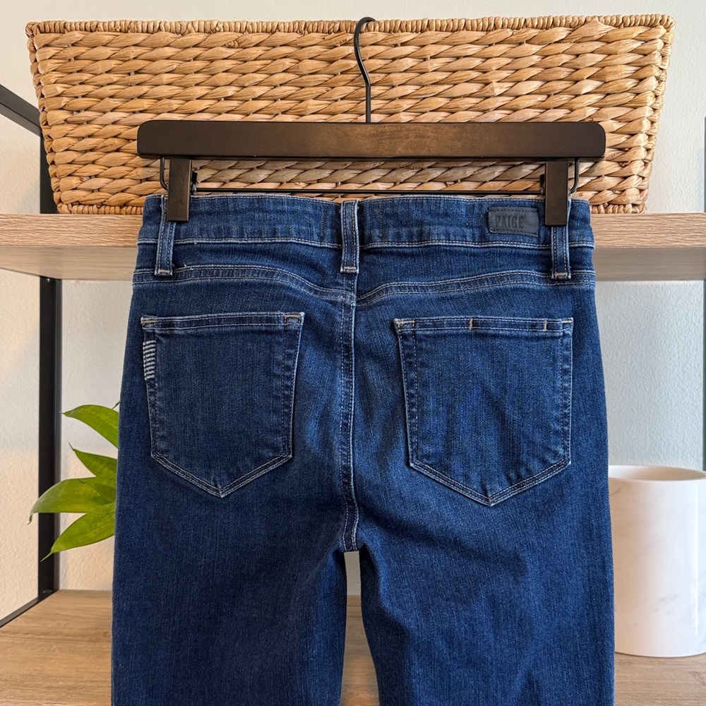 Paige Mid-Rise Skyline Ankle Peg Leg Jeans, 26 - Picture 5 of 8